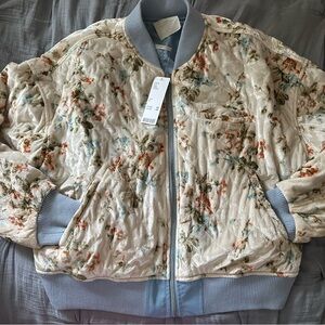 Floral Quilted Women's Jacket